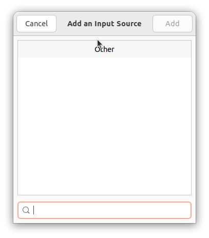 Keyboard layout list empty 2